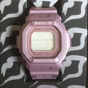 Married To The Mob Baby G watch in pink